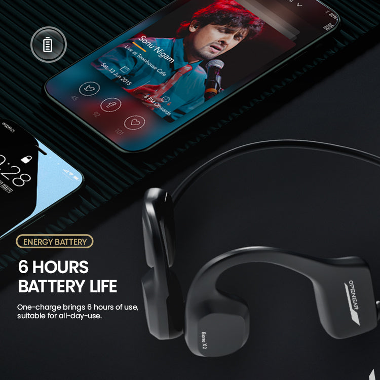 IMENOX ALOVA IP68 Swimming Headset, Bone Conduction, Bluetooth Earphone